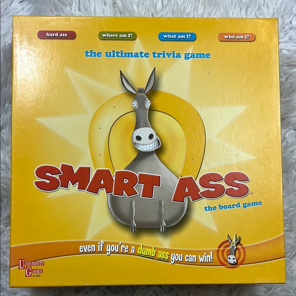 Smart Ass Trivia Board Game by University Games